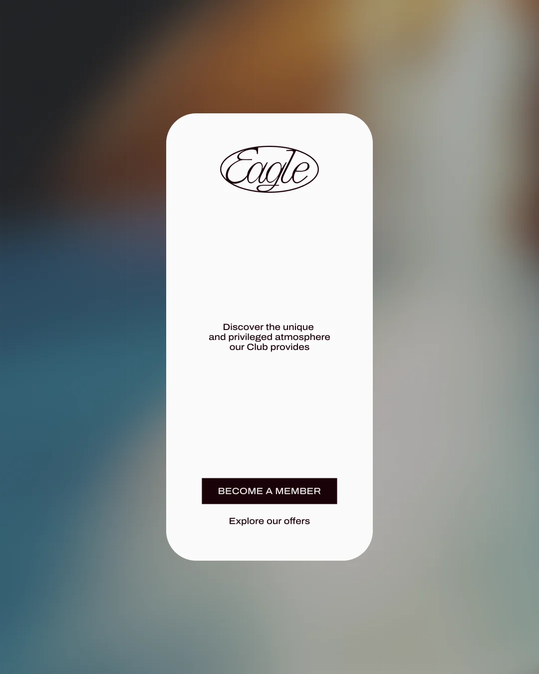 Eagle membership page on a phone, with a Become a Member link.